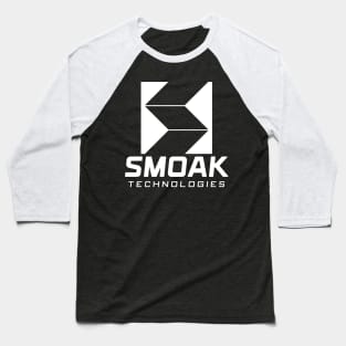 Smoak Technologies - Star City 2046 - White Baseball T-Shirt